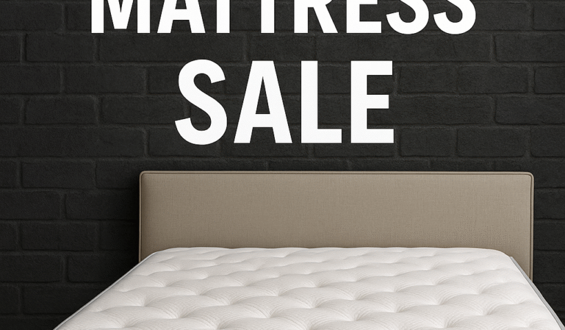 Black Friday mattress sale in Smyrna TN with luxury mattress display on modern bed frame