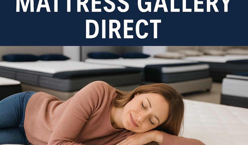 Woman testing a luxury hybrid mattress inside Mattress Gallery Direct showroom, promoting the best hybrid mattresses in Murfreesboro, Franklin, and Smyrna TN.