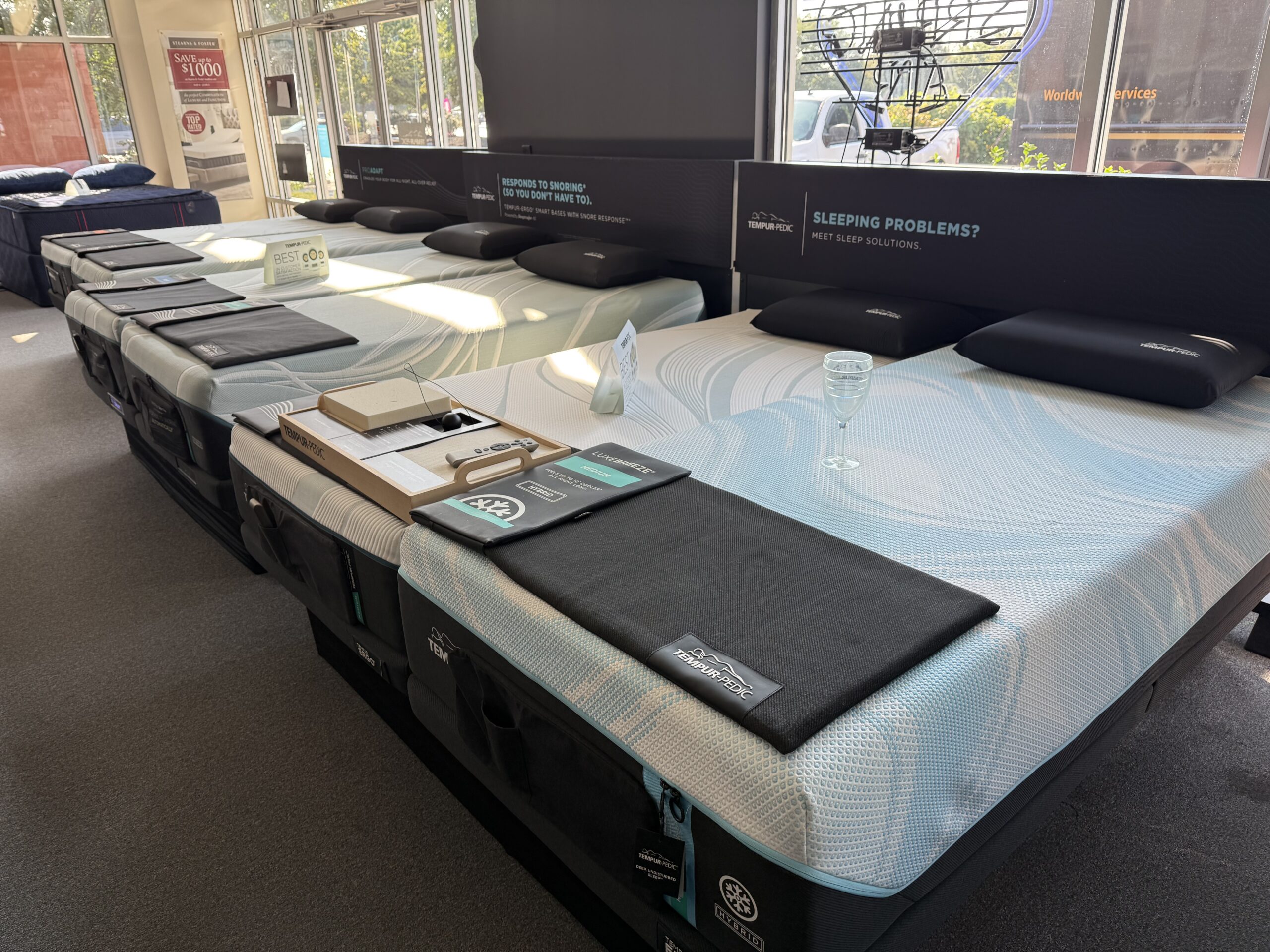 TEMPUR-Pedic mattress comparison of Adapt ProAdapt LuxeAdapt and Breeze
